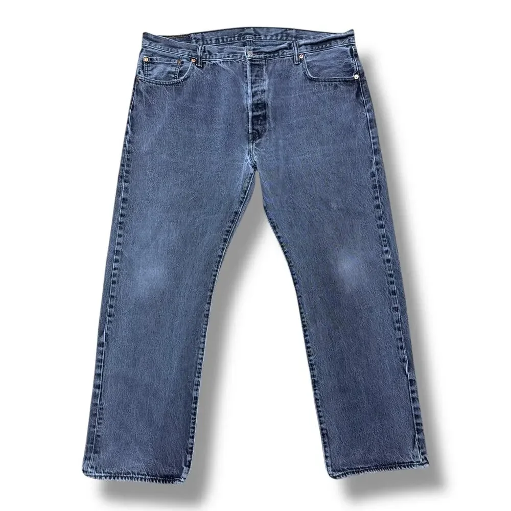 Levi's 501 Button Fly Faded Black 42x32